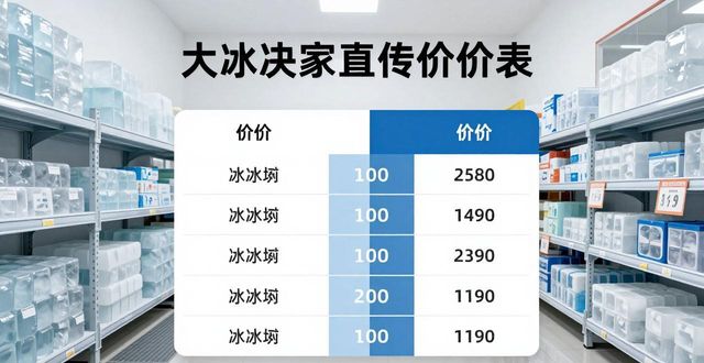 大冰块批发厂家怎么选？长沙直供渠道靠谱吗