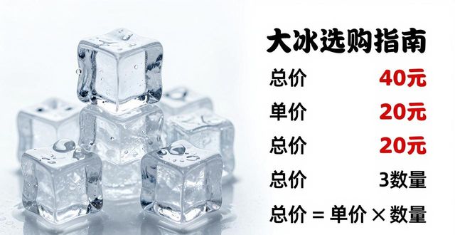 大冰块价格到底怎么算？长沙冰块选购指南