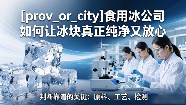 长沙食用冰公司如何让冰块真正纯净又放心