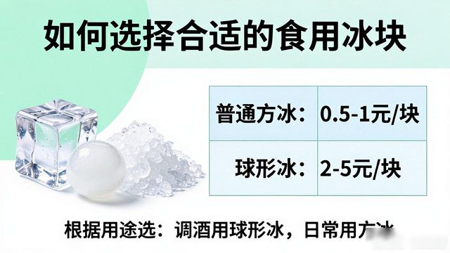 长沙食用冰块多少钱 价格与选择全解析