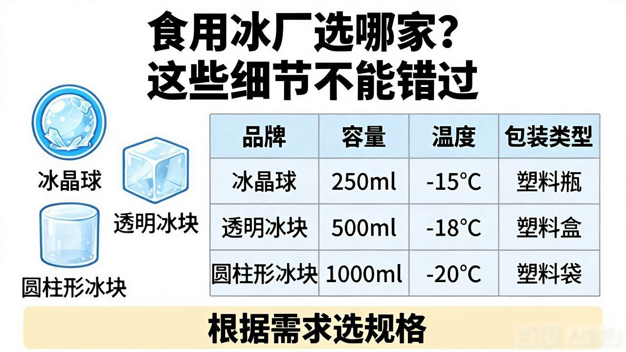 长沙食用冰厂选哪家？这些细节不能错过