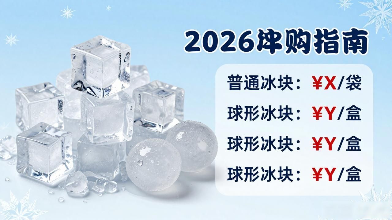 2026长沙食用冰块市场价格与选购指南