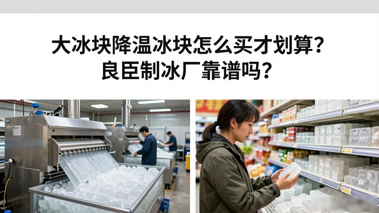 长沙大冰块降温冰块怎么买才划算？良臣制冰厂靠谱吗？