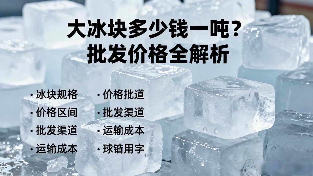 大冰块多少钱一吨？长沙批发价格全解析