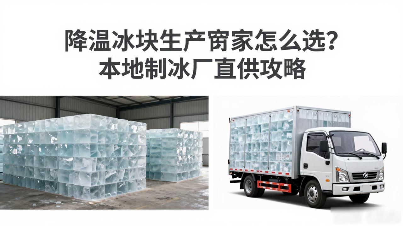 降温冰块生产厂家怎么选？长沙本地制冰厂直供攻略