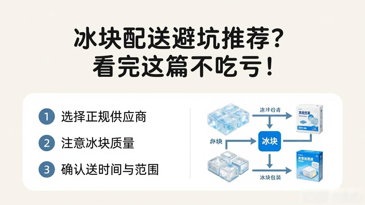 长沙冰块配送避坑推荐？看完这篇不吃亏！