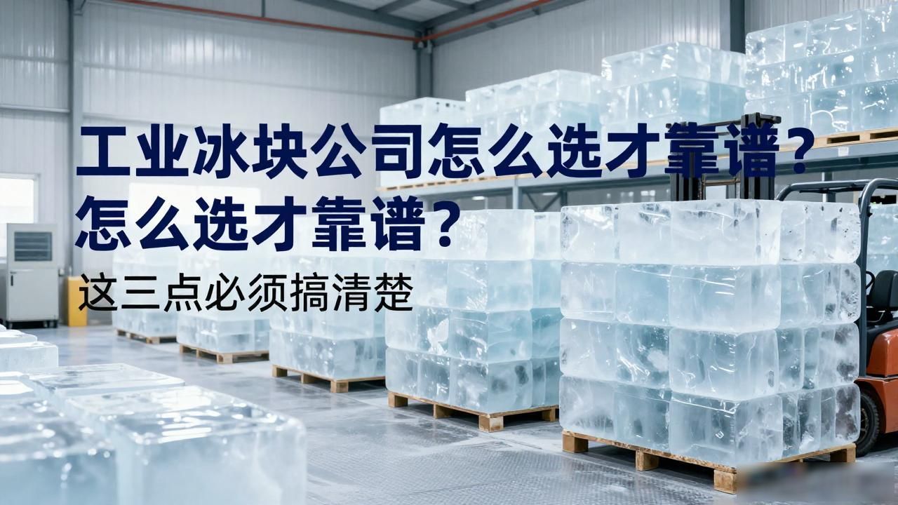 长沙工业冰块公司怎么选才靠谱?这三点必须搞清楚