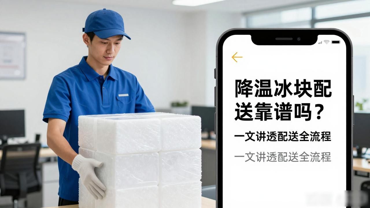 长沙降温冰块配送靠谱吗?一文讲透配送全流程
