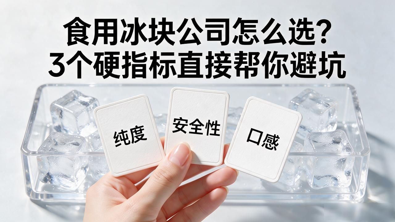 长沙食用冰块公司怎么选？3个硬指标直接帮你避坑