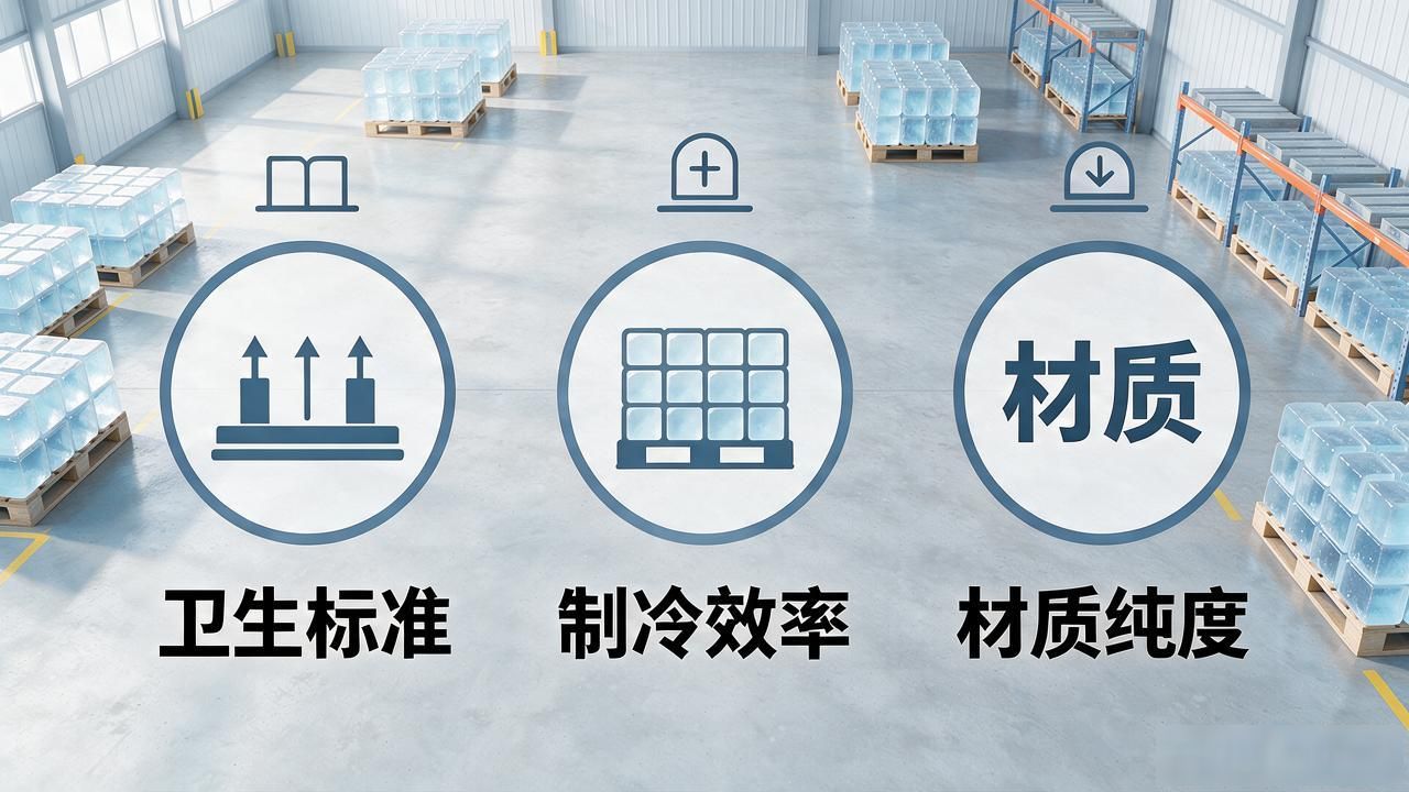 长沙工业冰块厂家怎么挑？记住这3个硬指标别踩坑